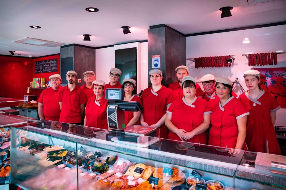 L'équipe de la boucherie